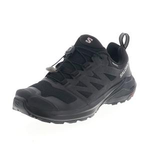 サロモン レディース スニーカー 女性用トレイル ランニングシューズ アウトドア SALOMON X-ADVENTURE GORE-TEX 防水 473218 24 V0 ブラック