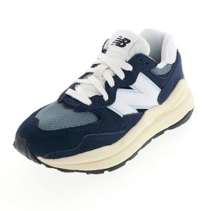 ニューバランス 5740 レディース スニーカー ローカット 厚底 ダットシューズ レトロ new balance NB M5740CD D幅 NAVY ネイビー｜shoemart