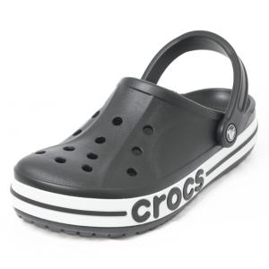 クロックス crocs メンズ サンダル バヤ バンド クロッグ BAYABAND CLOG ブラック×ホワイト 205089 066｜shoemart