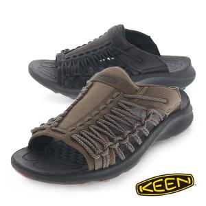 キーン サンダル メンズ ユニーク スニーク スライド スリッポン keen UNEEK SNK SLIDE 1027182/ARAIGUMA 1026080/BLACK SILVER｜shoemart