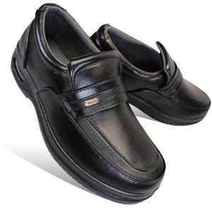 スリッポン メンズ カジュアルシューズ 110 黒 ブラック 24.5cm〜27.0cm Sforzi｜shoepark-bstyle