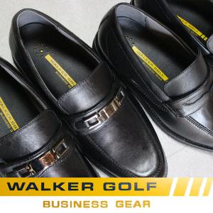 ウォーカーゴルフ WG204 ブラック メンズビジネスシューズ ビット
