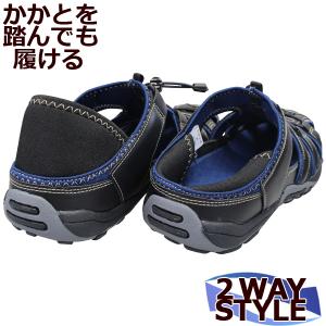 ヴァンスピリット メンズ サンダル 2WAY ...の詳細画像4