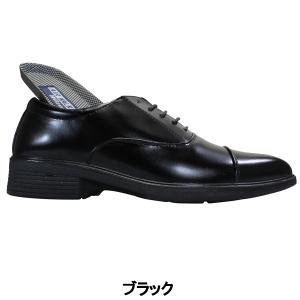 ウィルソン ビジネスシューズ 黒 3E 幅広 ...の詳細画像1