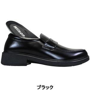 ウィルソン ビジネスシューズ メンズ ローファ...の詳細画像1