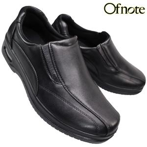 スリッポン メンズ カジュアルシューズ 110 黒 ブラック 24.5cm〜27.0