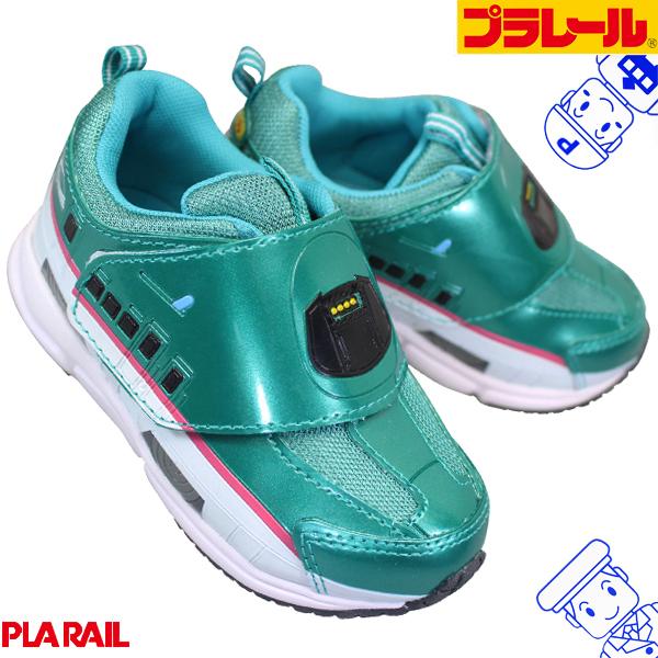 トミカ プラレール キッズスニーカー キッズシューズ 16096 グリーン 15cm〜18cm 子供...