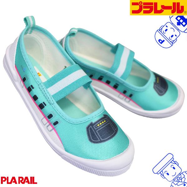 トミカ プラレール 上履き 上靴 16235  キッズ ジュニア 男の子 グリーン  キッズシューズ...
