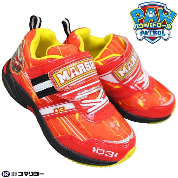 スニーカー パウ・パトロール スニーカー 70124 レッド（マーシャル） 15cm〜19cm キッ...