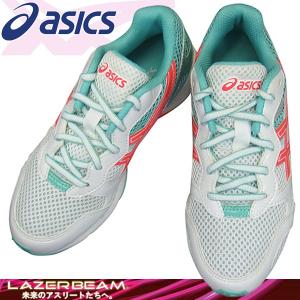 アシックス レーザービーム asics LAZERBEAM RB TKB207 0106 ホワイト/ホットレッド キッズ スニーカー ジュニア ランニングシューズ TKB-207 女の子用靴