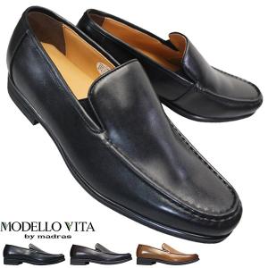 モデロヴィータ ビジネスシューズ スリッポン メンズ VT5689 本革 3E 革靴 紳士靴 日本製 VT-5689 MODELLO VITA