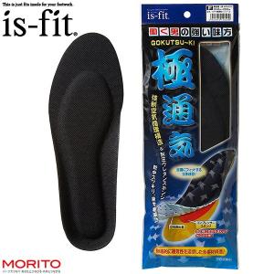 is-fit イズフィット 極通気 インソール 男性用 通気性 クッション性 抗菌 防臭 ムレない 空気循環 モリト(中敷) M098-8200｜shoeparkkaminari