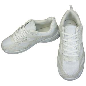 通学靴 KB.STYLE K-15975 白スニーカー 3E 白靴 スクールシューズ