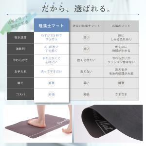 珪藻土 バス マット ソフト お風呂 足拭き ...の詳細画像5