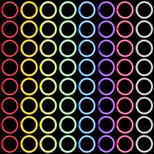 50本入 太さ5x長さ200mm 光るブレスレット フラッシュMAX