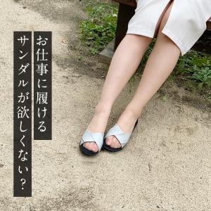 ベルトサンダル 痛くない 本革 レディース ぺ...の詳細画像5