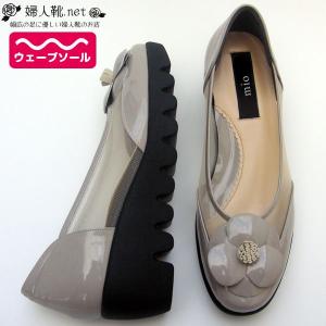 レディース ウェーブ 3e ソール靴 婦人靴 履きやすい 本革 歩きやすい 痛くない 幅広 日本製   ミセス ギフト 50代 60代｜shoes-aiko
