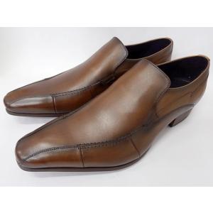 キャサリンハムネット 靴 ビジネスシューズ スリッポン ３１６８２（ブラウン）｜shoes-aman