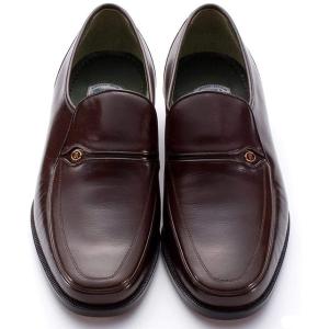 マレリー（Marelli）山羊革 Wモカシーノ製法 ３Ｅ ビジネスシューズ