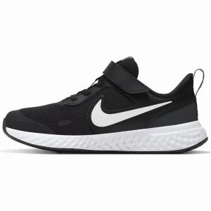 ナイキ NIKE スニーカー キッズ NJP-BQ5672003 ナイキ レボリューション 5 PSV ブラック／ホワイト／アンスラサイト ジュニア 靴 シューズ