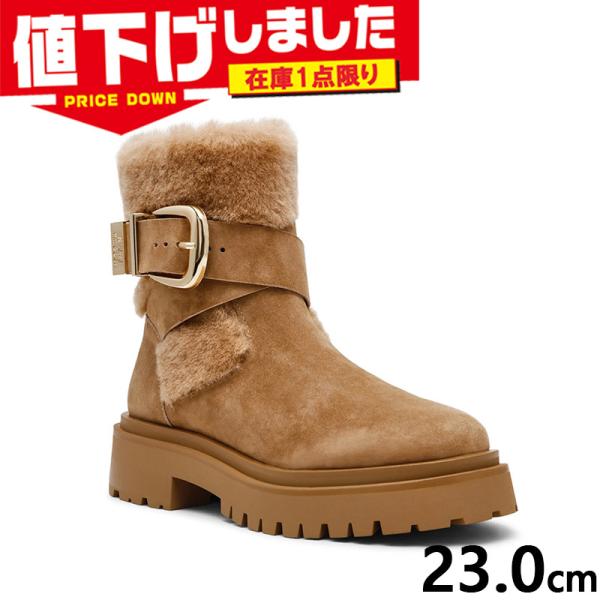 在庫1点限り 6.5(23.0cm) ヒール5ｃｍ スティーブマデン レディース ファースエードショ...