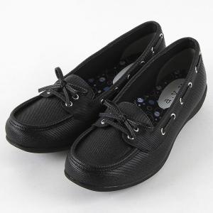 a.v.v アー・ヴェ・ヴェ HARE-AMESHOES 6002 晴雨シューズ カジュアル レディース フルブラック 22.524.5cm 靴 シューズ バレエ レディス