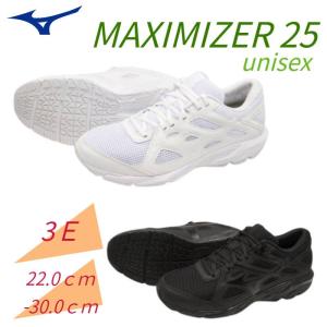 3E　幅広　ワイド ミズノ メンズ レディース マキシマイザー25 スニーカー 靴 シューズ ランニング ジョギング トレーニング K1GA230201 K1GA230209