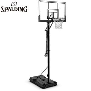 スポルディング スポーツ メンズ レディース ジュニア 52インチ シルバー TFポータブル バスケットボール 競技 バスケットゴール 屋外 家庭用 6A1042CN