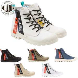 パラディウム メンズ レディース PAMPA HI OUTZIP OVERLAB スニーカー 靴 シューズ フレンチミリタリー サイドジップ コットン 78725｜シューズ愛ランドヤフー店