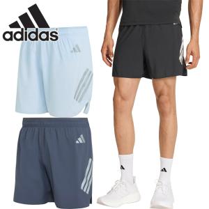 アディダス メンズ ADI365///SHOM アパレル ランニング ショートパンツ スタイリッシュ スポーティー リフレクター 快適 インナーブリーフ付き KA138