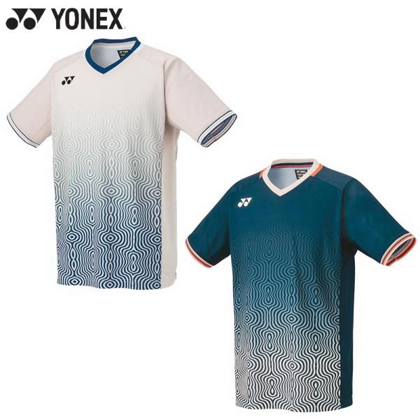 ヨネックス メンズ メンズゲームシャツ(フィットスタイル) テニス ウェア 競技 半袖 UVカット ...