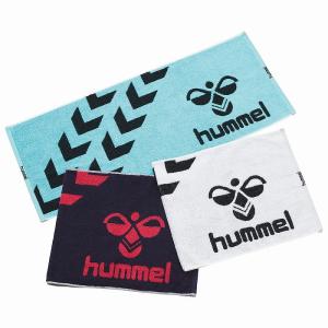 ヒュンメル hummel アクセサリー メンズ SSK-HAA5021 スポーツタオル (1090)ホワイト×ブラック レディース 22AW 2〜5営業日以内に発送｜shoes-iland