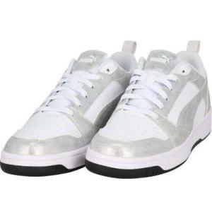 PUMA REBOUND V6 LOW METALLIC 406055 02 wht-feather...