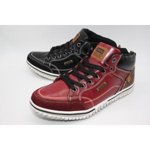 EDWIN エドウィン メンズ スニーカー EDW7859 レッド ブラック｜shoes-shop-anbi