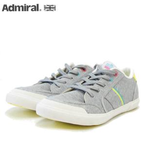 Admiral アドミラル INOMER ZERO PA イノマー ゼロ PA  SJAD 20320305 グレー／ブルー（レディース） キャンバス スニーカー｜shoes-sinagawa