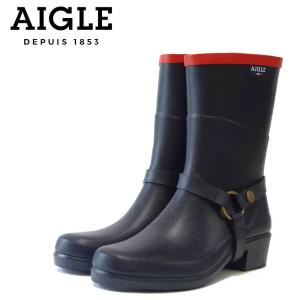エーグル AIGLE ZZFS056 008 ブラック つやあり（レディース