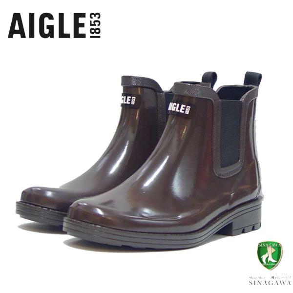 エーグル AIGLE ZZFNA61 008 ダークブラウン ツヤあり（レディース） カーヴィル 2...