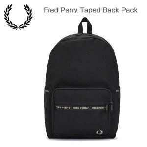 FRED PERRY フレッドペリー Fred Perry Taped Back Pack  L7257v67（BLACK / WARM GREY） リュック バックパック｜shoes-sinagawa