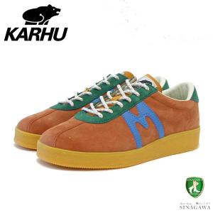 カルフ KARHU トランパス TRAMPAS  KH 809033 （ユニセックス）カラー：ベークドクレー/リビエラ  スエードレザー スニーカー｜shoes-sinagawa