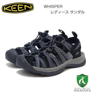 KEEN キーン  WHISPER （ウィスパー）  1028815（レディースサンダル）カラー：Black / Steel Grey スポーツサンダル コンフォートサンダル｜shoes-sinagawa