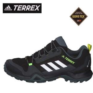 アディダス メンズ 透湿防水 ゴアテックス スニーカー TERREX AX3 GTX FX4566 GORETEX adidas コアブラック/フットウェアホワイト/アシッドイエロー テレックス｜shoes-sneakerkawa