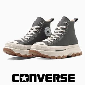 コンバース オールスター (R) トレックウェーブ ハイカット 厚底 converse allstar r trekwave hi グレー 31311910 スニーカー キャンバス メンズ レディース｜shoes-sneakerkawa