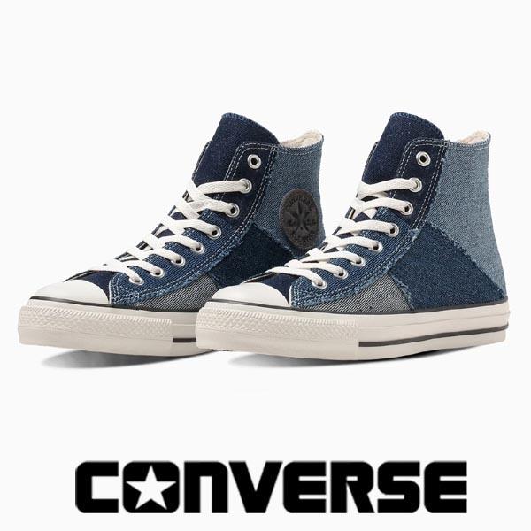 コンバース オールスター (R) デニムパッチワーク ハイカット ネイビー converse all...