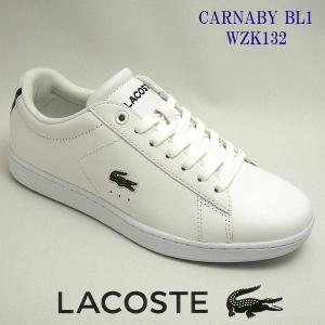 ラコステ スニーカー レディース レザー CARNABY BL1 ホワイト 白 001 lacoste カーナビー WZK132｜shoes-sneakerkawa