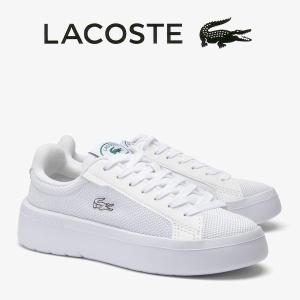 ラコステ スニーカー レディース キャンバス CARNABY PLAT LT 124 2 SFA ホワイト 白 lacoste カーナビー プラット 47sfa0111 21g｜shoes-sneakerkawa