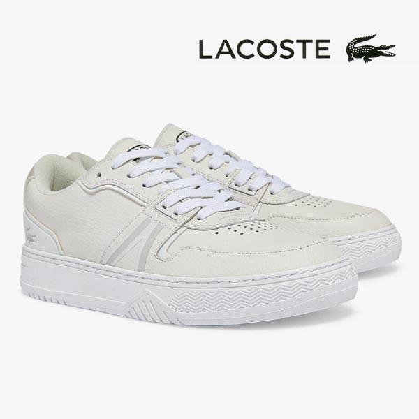 ラコステ レザースニーカー メンズ L001 0321 1 ホワイト/オフホワイト lacoste ...