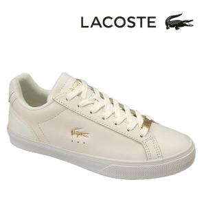 ラコステ スニーカー レディース レザー LEROND PRO 2223 1ASIA CFA ホワイト/ゴールド 白 lacoste レロンド プロ 46cfa0037 216｜shoes-sneakerkawa