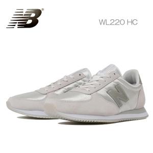 ニューバランス スニーカー レディース ＷＬ２２０ ホワイト白 newbalance WL220 HC WHITE｜shoes-sneakerkawa