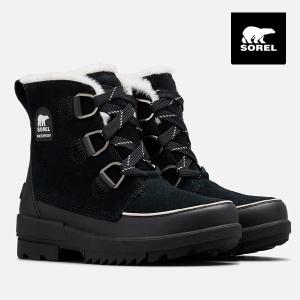 SOREL ソレル ティボリ４ nl3425 010 あったか防寒 レディース ブーツ スニーカー TIVOLI4 BLACK ブラック 防水｜shoes-sneakerkawa