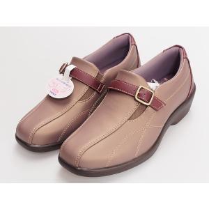 スリッポン レディース ブラウン 茶 トパーズ TOPAZ